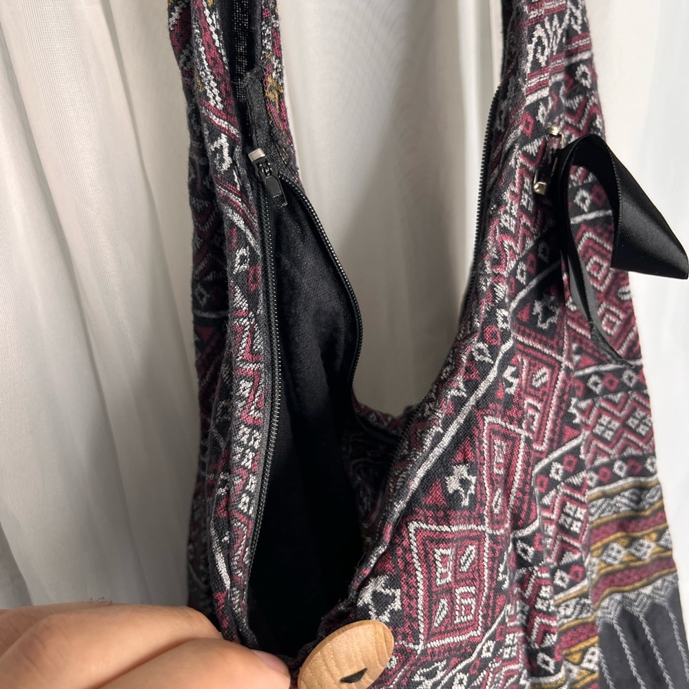 Boho Cotton Tote Bag - Picture 3 of 7